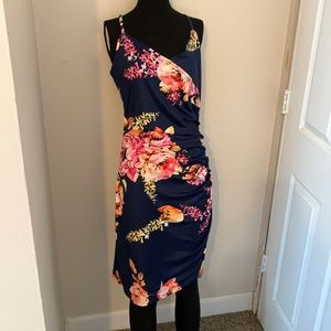 Schein cinch waist dress
